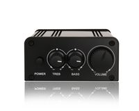 Mini Stereo Amplifier with Bass Knob for Car/Home Use
