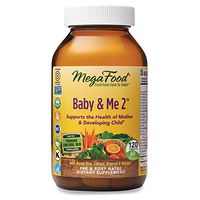 MegaFood, Baby & Me 2, prenatal Vitamin with Choline, Iron, Active Form of folic Acid, Vitamin B12 & B6, Non-GMO, Vegetarian, Take 2 Tablets Daily, 120 Tablets (60 Day Supply)