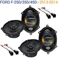Compatible with Ford F-250/350/450 2013-2014 Factory Speaker Upgrade Harmony (2) R68 Package New
