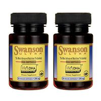 Swanson Life's Dha (Vegetarian) 200 Milligrams 30 Veg Sgels (2 Pack)