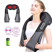 Lucky star ZLY Comfier Cordless Neck and Shoulder Massager-Hand Finger Massager with Heat, Rechargeable Back Massage, Portable Body Massage for Neck, Shoulder car Home Office