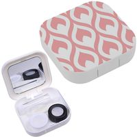 Portable Contact Lens Case Box Travel Kit Mirror + Bottle + Tweezers Container Holder [ Ornament ]