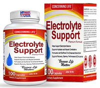 Electrolyte Supplement Vegetable Capsules -Low Carb, Rehydration & Recovery - Perfect for Keto, Electrolytes Replacement, Athletes, Runners - Vitamin D, Electrolyte Salts, Magnesium, Sodium, Tablets