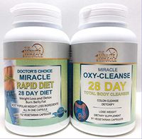 Miracle Rapid Diet 28 Day Diet - Weight Loss and Colon Cleanser - Keto Diet Pills and Fat Burner