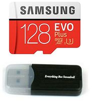 Samsung Galaxy S9 Memory Card 128GB Micro SDXC EVO Plus Class 10 UHS-1 S9 Plus, S9+, Cell Phone Smartphone with Everything But Stromboli (TM) Card Reader (MB-MC128)
