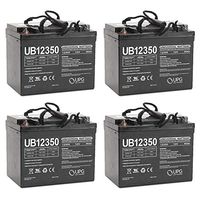 Universal Power Group UB12350 12V 35AH Internal Thread Battery for Pride Jazzy 1113-4 Pack