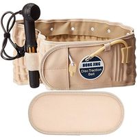 Decompression Back Belt Inflatable for Low Back Pain Relief- Adjustable Lumbar Support Traction Belt - One Size Fit 29-49 Waist