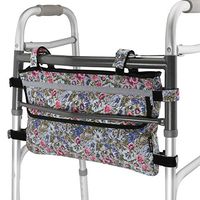 GUOER Walker Bag Suitable for Multiple Walking Aids Rollator Bag Multi-Size Multiple Colors (9.8Wx15.7L in,Color9809)