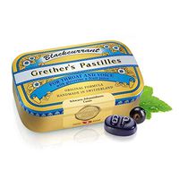 Grether’s Pastilles Original Formula for Dry Mouth and Sore Throat Relief, Blackcurrant, 3.75 oz. Box