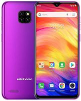 Unlocked smartphone, Ulefone Note 7 (2019) Android phone, triple rear camera, triple card slot, 6.1-inch IPS full screen, 3G dual SIM card phone unlocked, 16GB, 3500mAh, facial recognition (Twillight)