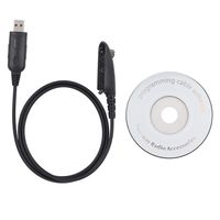HT1250 Programming Cable，USB Programming Cable for Walkie Talkie, Genuine USB Programming Cable for Motorola HT1250 PRO5150 GP328 GP340 MTX450