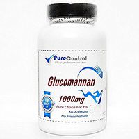 Glucomannan 1000mg // 90 Capsules // Pure // by PureControl Supplements