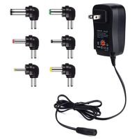 SoulBay 30W 3V 4.5V 5V 6V 7.5V 9V 12V Switching Power Supply Replacement AC/DC Adapter for Tablet Routers Speakers LCD CCTV Camera CD Player Household Electronics
