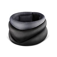 YOGOGO Neck Supporter Soft Cervical Collar Mesh Material Cervical Traction Straight Neck Fixed Pain Neck Fastening Band Protection Prevention Support (Gray)