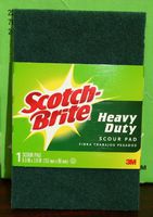 Scotch Brite 220 6" X 3.8" Heavy Duty Scotch-Brite Scour Pad