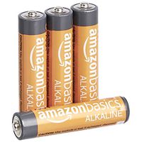 AmazonBasics AAA 1.5 Volt Performance Alkaline Batteries - Pack of 4