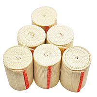 NexSkin Elastic Compression Wrap (3” Wide, 6 Pack) | Hook & Loop Fasteners Both Ends | Stretch Organic Cotton Athletic Bandage Roll | Support & First Aid for Sports, Medical, Injury Recovery