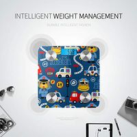 Cartoon Animals and Professions Infant Scale Digital Body Fat Analyzer Body Scale Digital Weight Tracks 8 Key Compositions Analyzer Sync with Fitness Apps 400 Lbs