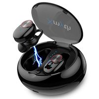 True Wireless Earbuds Bluetooth 5.0, Waterproof Sports Headphones for Running/Gym, Noise Cancelling Earphones with Built-in Mic, 20H Playtime, in-Ear Headset with Charging Case, 3D Stereo HiFi Sound