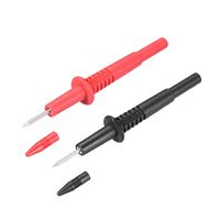 uxcell 2pcs 2mm Universal Probe Test Pin 5mm Socket for Digital Multimeter Meter T0156