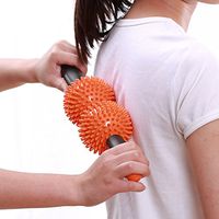 Faraway Roller Fitness Stick Meridian Health Care Back Hammer Massage Device Muscle Trigger Point Therapy, Relieve Muscles Pains Massage Roller Stick, Self Massage Bar, Yoga Massager