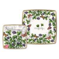 Michel Design Works 8 Count Dinner Paper Plates, Green Meadow