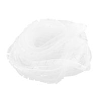 10mm Outside Dia 25Ft Clear Spiral Cable Wire Wrap Tube Cord Pipe