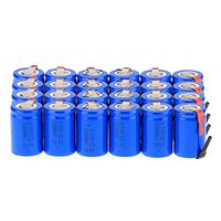 WINDMAX 24PCS 1.2V 2200mah Blue 4/5 SubC Ni-CD Rechargable Batteries