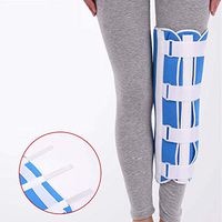 Knee Immobilizer Brace - Universal Post Operation/Trauma Panel Knee Immobilising Brace - Adjustable Knee Brace Support,L