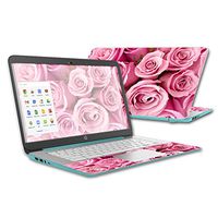 Mightyskins Skin Compatible with Hp Chromebook 14 (2015) Case Wrap Cover Sticker Skins Pink Roses