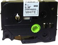 Extra Strenth Adhesive Black on White Label Tape Compatible for Brother TZ S221 TZe S221 9mm P-Touch 8m