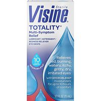 Visine Totality Multi-Symptom Relief Eye Drops-0.5 oz, 2 pack