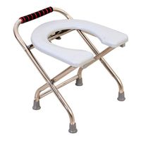 Wxnnx Foldable Elderly Toilet Seat, Removable Toilet, Toilet Chair, Maternity Toilet, Toilet Stool,Height38cm