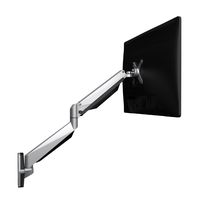 Loctek Full Motion Gas Spring Wall Mounted 10-27'' Monitor Mount LCD Arm (DW7)