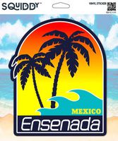 Squiddy Ensenada Mexico - Vinyl Sticker Decal for Phone, Laptop, Water Bottle (3" high)