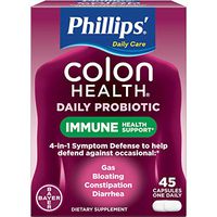 Phillips' Colon Health Probiotic Capsules - 45 ct, Pack of 4