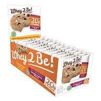 Whey2Be, Bakers Trash White, Whey Protein Cookie - Nutritious Snacks for an Active Lifestyle - Build, Retain, and Restore Muscle , 3.3 oz (12 cookies)