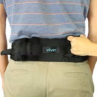 Vive Transfer Belt with Handles - Medical Nursing Safety Gait Patient Assist - Bariatric, Pediatric, Elderly, Handicap, Occupational & Physical Therapy - PT Gate Strap Quick Release Metal Buckle