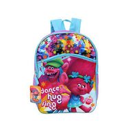 Dreamworks Trolls Backpack with Front Pocket, 16"
