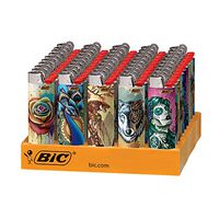 BIC Special Edition Tattoos Series Lighters, 50-Count Tray