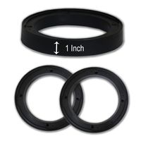 Universal 1 Inch Plastic Depth Ring Adapter Spacer for 5.25 inches - 6 inches  Car Speakers