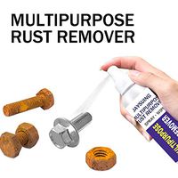 Juner Powerful Rust Remover 50ml, Professional Rust Stain Remover Agent Non-Toxic Anti Rust Lubricant Rust Dissolver for Metal Surface Chrome Paint Car Maintenance Iron Powder Cleaning