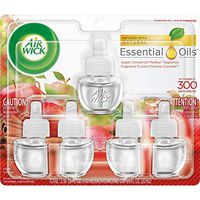 Air Wick, Plug in Scented Oil 5 Refills, Apple Cinnamon Medley, 3.38 oz
