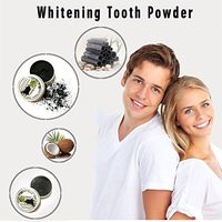 Teeth Whitening Scaling Powder Oral Hygiene Cleaning Packing Premium Activated Bamboo Charcoal Powder Removal Coffee Stains (+ Coconut Charcoal 8g)