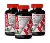Body Detox Formula - Full Body Detox and Cleanse Complex 920 MG - red Clover Capsules - 3 Bottles 300 Capsules