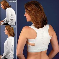 beautyko Evertone Posture Support Corrective Back Bridge with Back and Shoulder Support, Brown