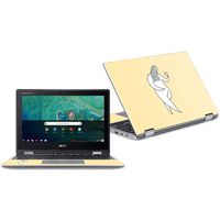 MightySkins Skin Compatible with Acer Chromebook Spin 11" CP311 - Chubby Selfie | Protective, Durable, and Unique Vinyl Decal wrap Cover | Easy to Apply, Remove, and Change Styles | Made in The USA