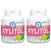 OralCare Xylitol Gum Jar Type 90 pieces (153g), 2 Jars Muscat