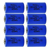 1/2AA Size Lithium Battery 3V Model CR 14250 Count:Pcs (8)