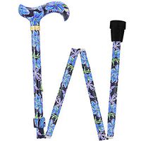 Dark Blue Vivienne May Folding Adjustable Cane